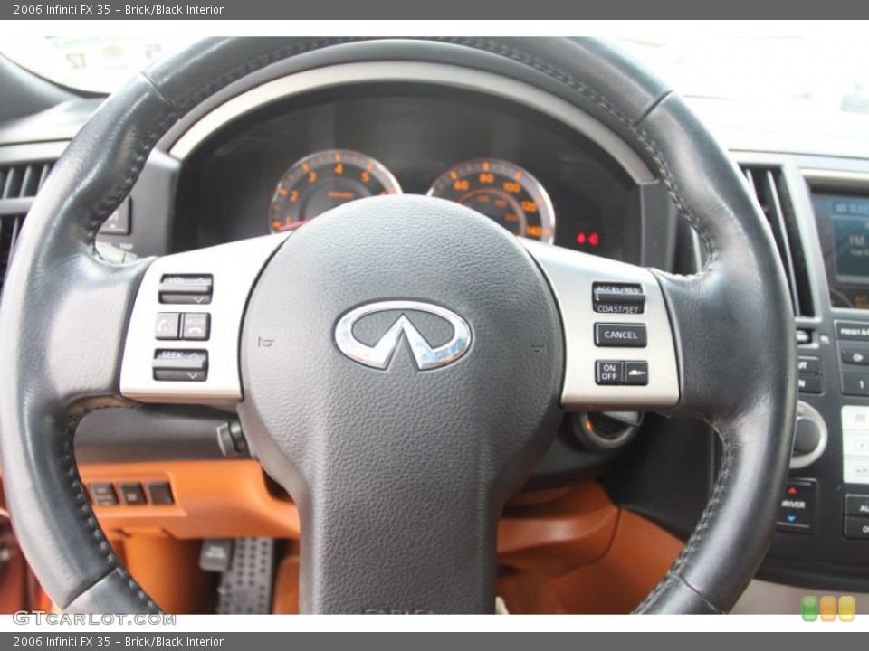 Brick/Black Interior Steering Wheel for the 2006 Infiniti FX 35 #65809183