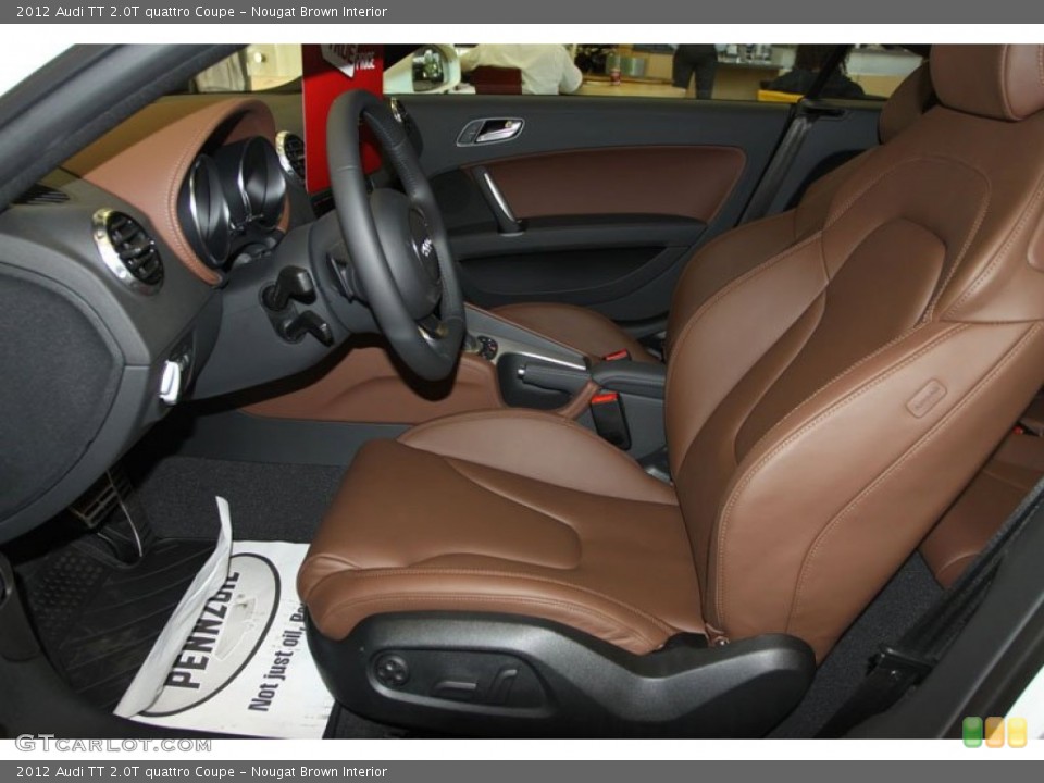 Nougat Brown Interior Photo for the 2012 Audi TT 2.0T quattro Coupe #65809534