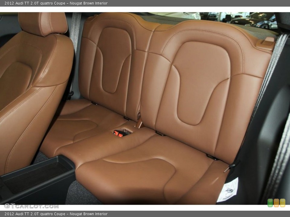 Nougat Brown Interior Rear Seat for the 2012 Audi TT 2.0T quattro Coupe #65809563