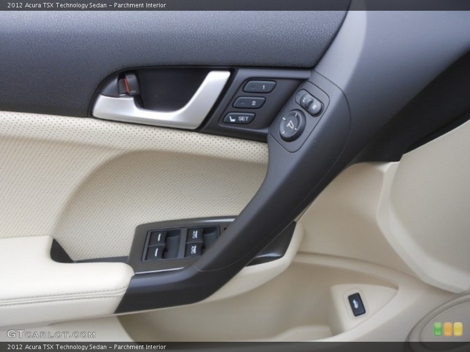 Parchment Interior Controls for the 2012 Acura TSX Technology Sedan #65810678