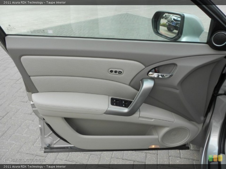 Taupe Interior Door Panel for the 2011 Acura RDX Technology #65816900