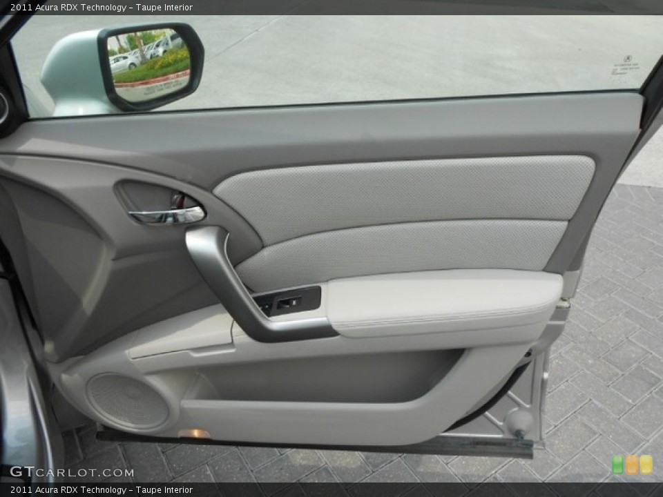 Taupe Interior Door Panel for the 2011 Acura RDX Technology #65816917