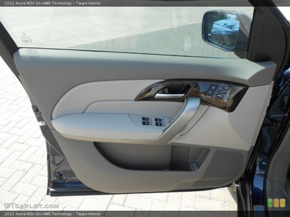 Taupe Interior Door Panel for the 2012 Acura MDX SH-AWD Technology #65819624