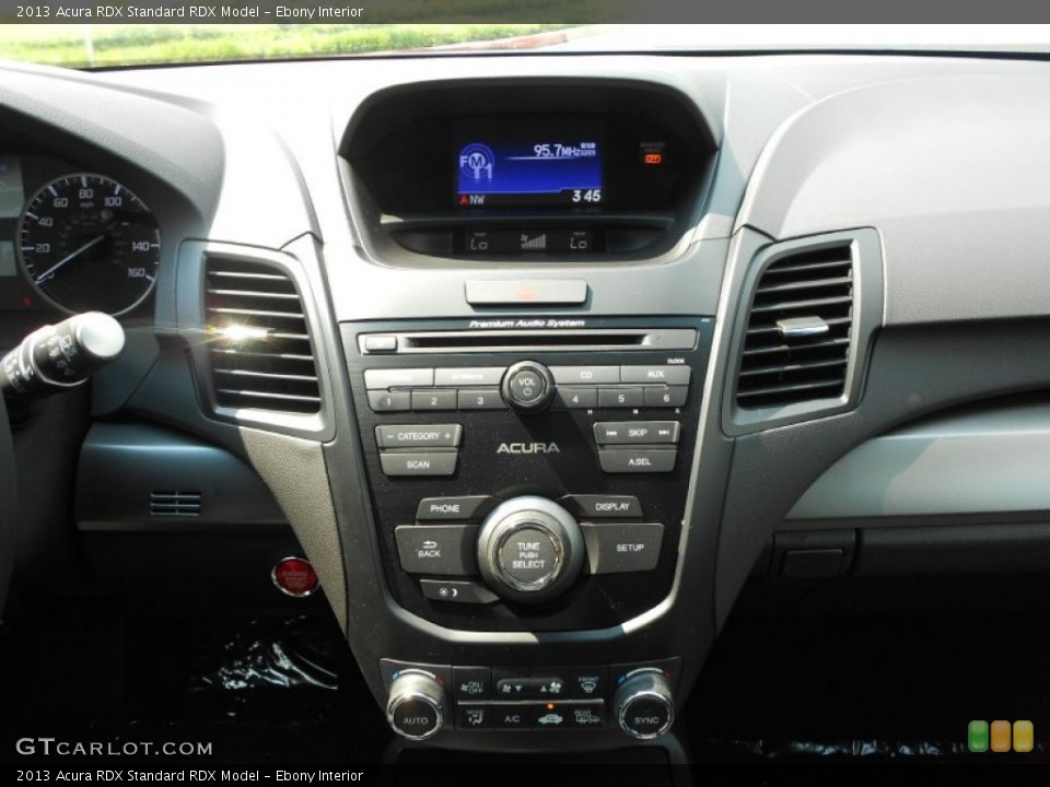 Ebony Interior Controls for the 2013 Acura RDX  #65820182