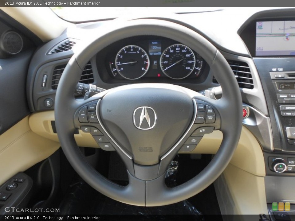 Parchment Interior Steering Wheel for the 2013 Acura ILX 2.0L Technology #65820383