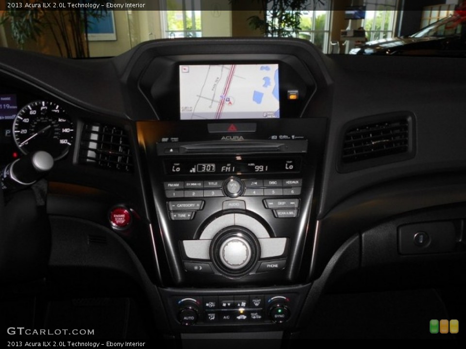 Ebony Interior Navigation for the 2013 Acura ILX 2.0L Technology #65820602