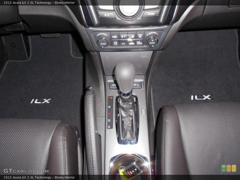 Ebony Interior Transmission for the 2013 Acura ILX 2.0L Technology #65820609