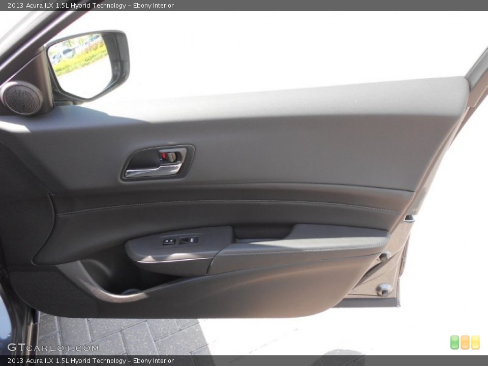 Ebony Interior Door Panel for the 2013 Acura ILX 1.5L Hybrid Technology #65820764