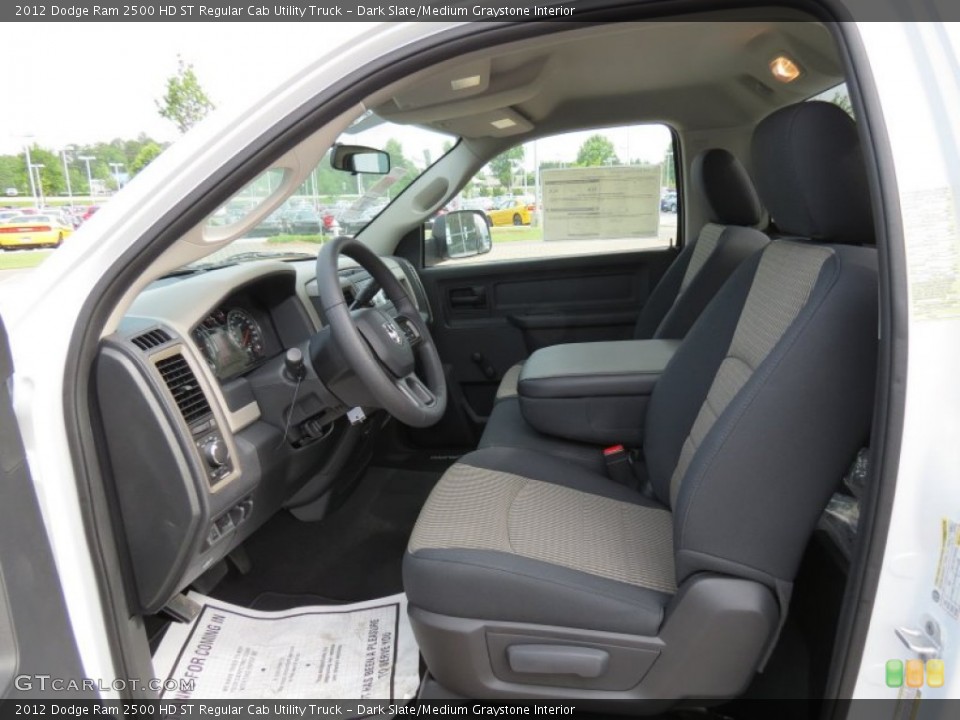 Dark Slate/Medium Graystone Interior Photo for the 2012 Dodge Ram 2500 HD ST Regular Cab Utility Truck #65822192
