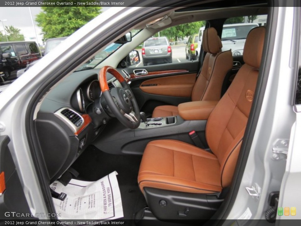 New Saddle/Black Interior Photo for the 2012 Jeep Grand Cherokee Overland #65823008