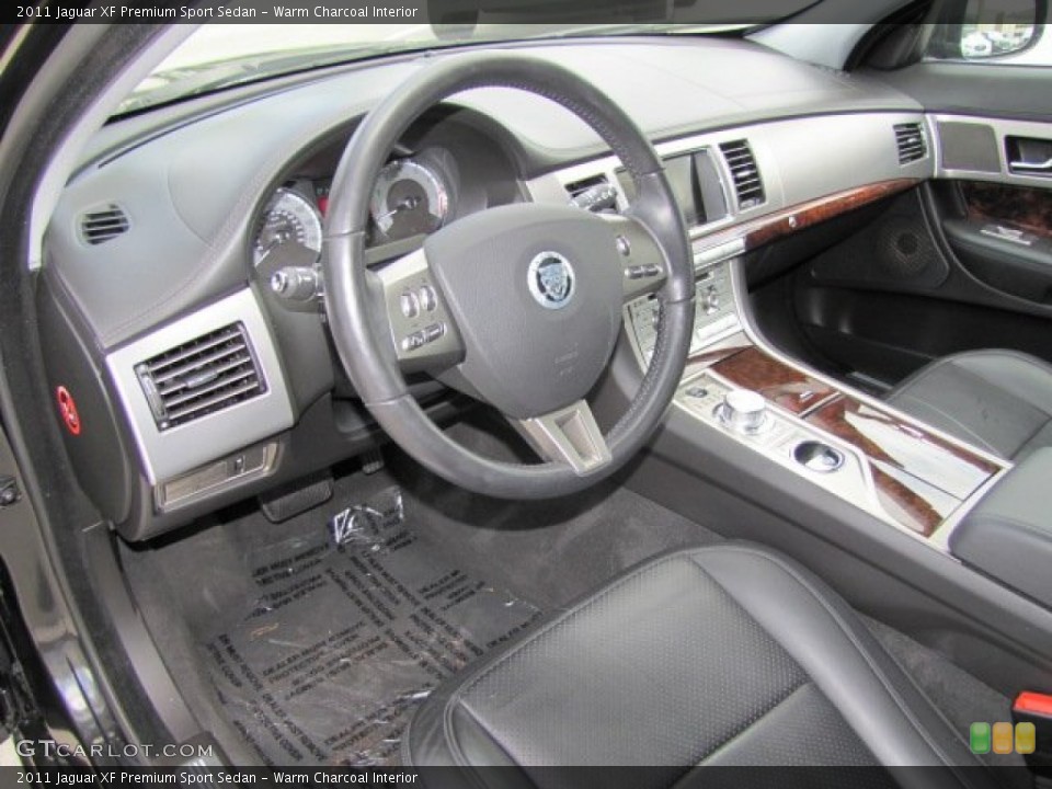 Warm Charcoal Interior Prime Interior for the 2011 Jaguar XF Premium Sport Sedan #65827192