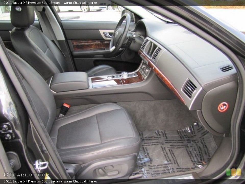 Warm Charcoal Interior Photo for the 2011 Jaguar XF Premium Sport Sedan #65827280