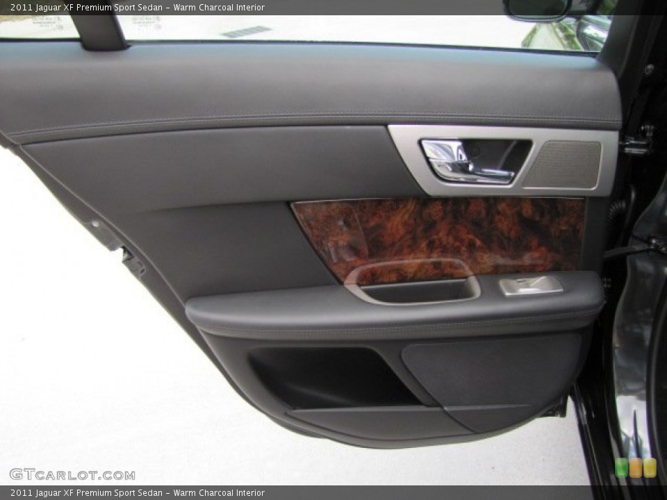 Warm Charcoal Interior Door Panel for the 2011 Jaguar XF Premium Sport Sedan #65827451