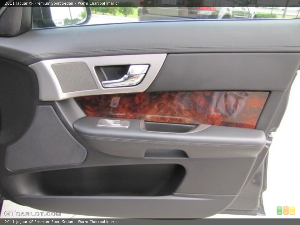 Warm Charcoal Interior Door Panel for the 2011 Jaguar XF Premium Sport Sedan #65827457