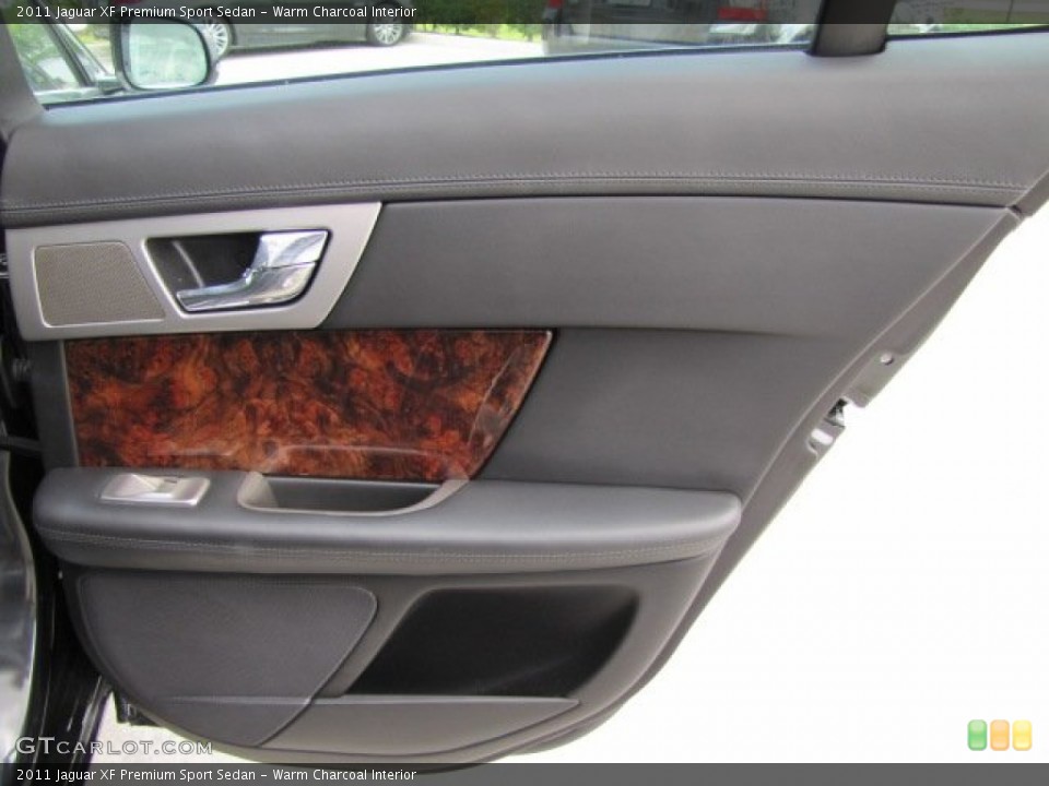Warm Charcoal Interior Door Panel for the 2011 Jaguar XF Premium Sport Sedan #65827463
