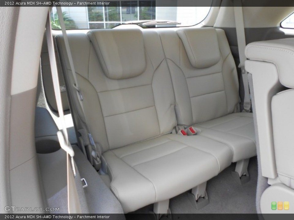 Parchment Interior Rear Seat for the 2012 Acura MDX SH-AWD Technology #65828513