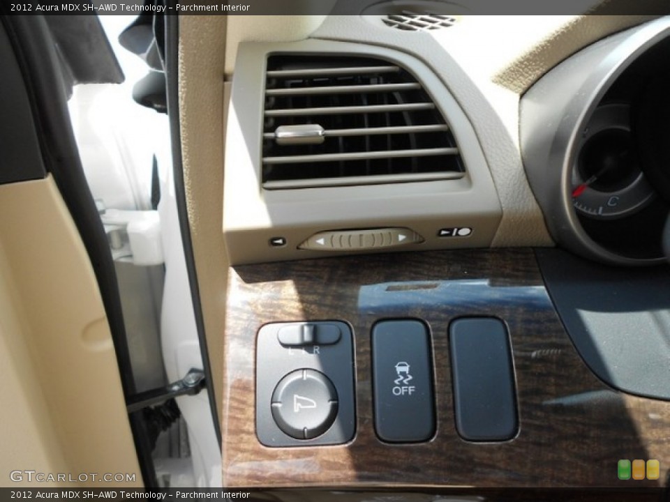 Parchment Interior Controls for the 2012 Acura MDX SH-AWD Technology #65828585