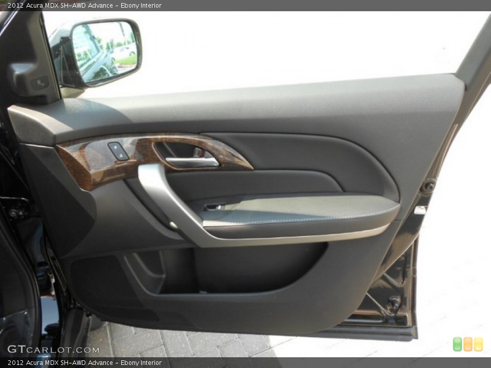 Ebony Interior Door Panel for the 2012 Acura MDX SH-AWD Advance #65832875