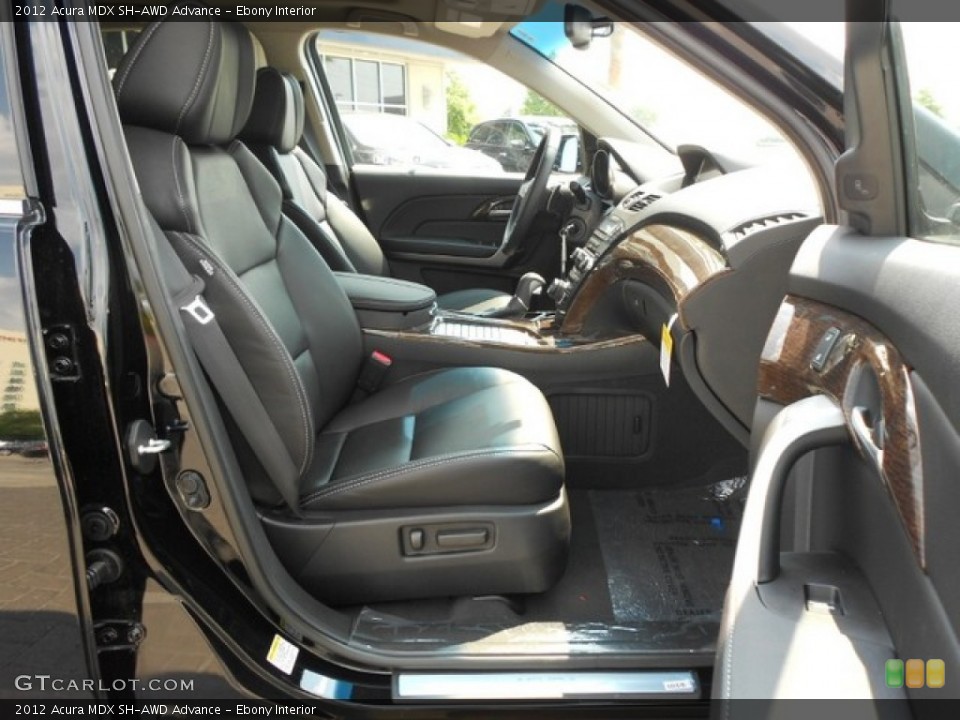 Ebony Interior Photo for the 2012 Acura MDX SH-AWD Advance #65832881