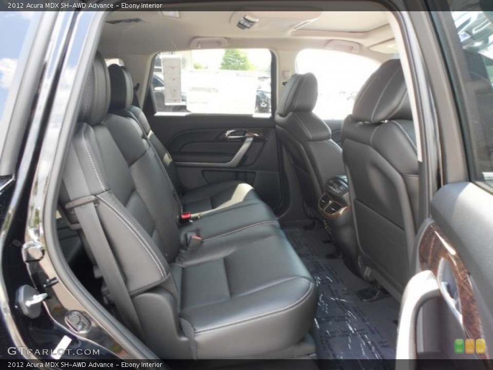 Ebony Interior Photo for the 2012 Acura MDX SH-AWD Advance #65832890