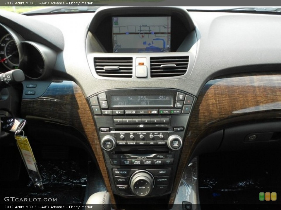 Ebony Interior Controls for the 2012 Acura MDX SH-AWD Advance #65832928