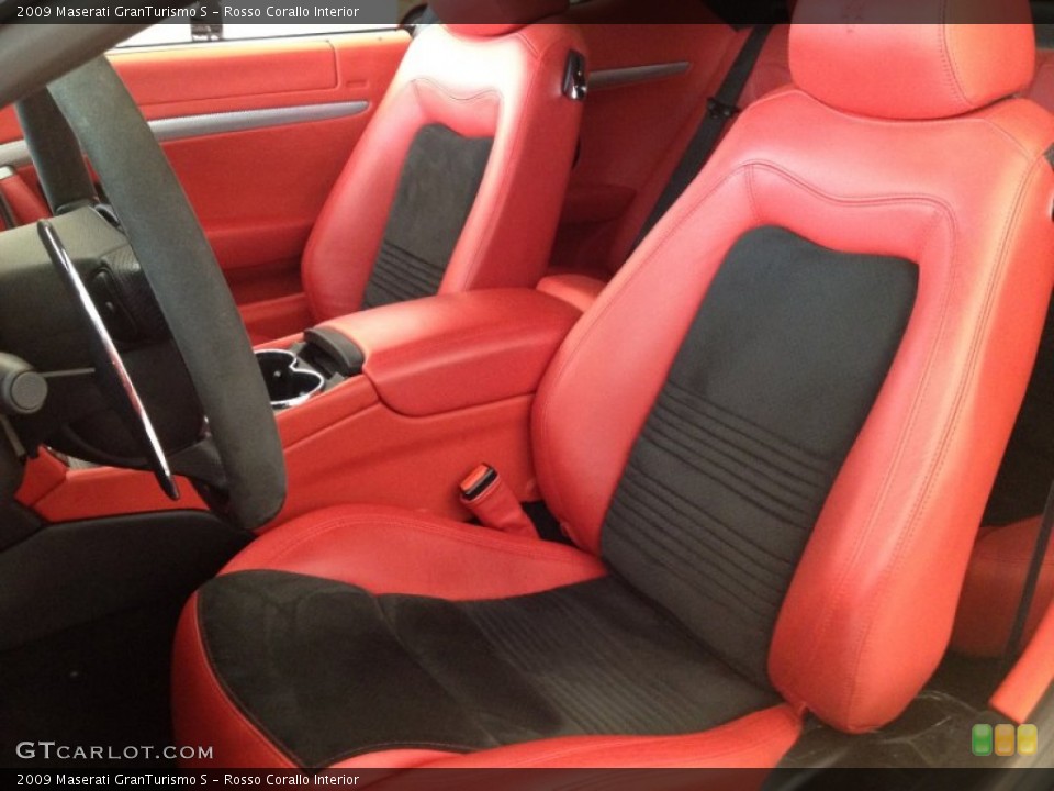 Rosso Corallo Interior Front Seat for the 2009 Maserati GranTurismo S #65833409