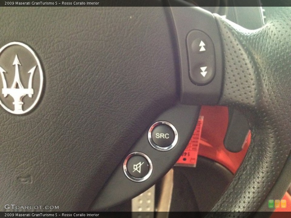 Rosso Corallo Interior Controls for the 2009 Maserati GranTurismo S #65833478