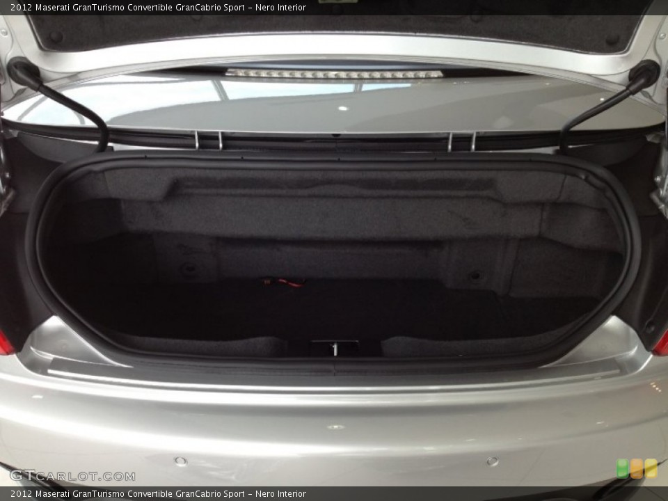 Nero Interior Trunk for the 2012 Maserati GranTurismo Convertible GranCabrio Sport #65833571