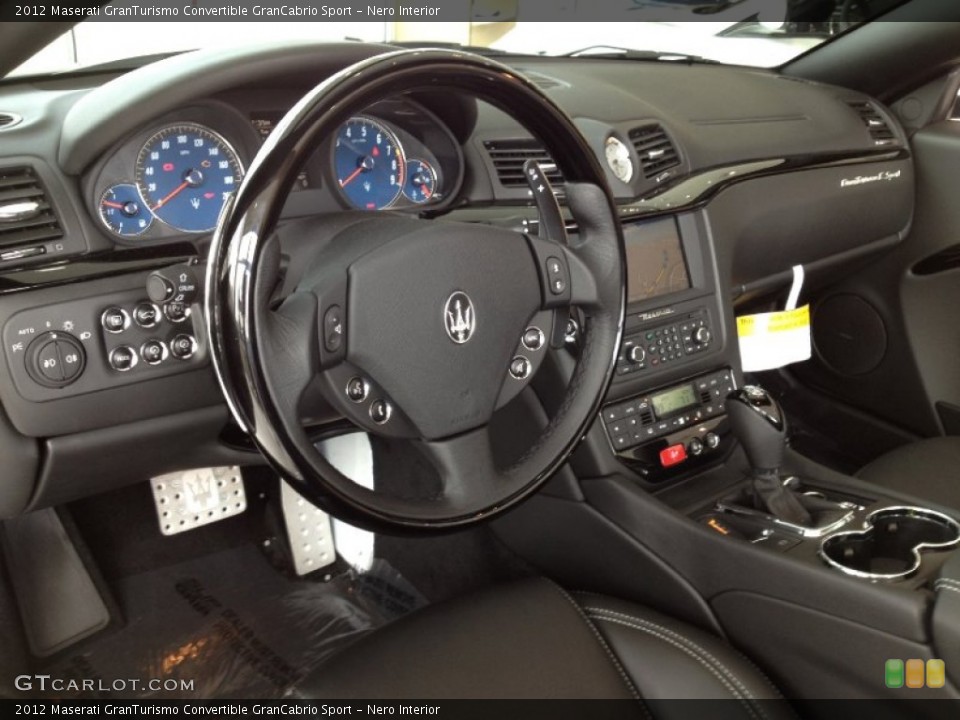 Nero Interior Dashboard for the 2012 Maserati GranTurismo Convertible GranCabrio Sport #65833661