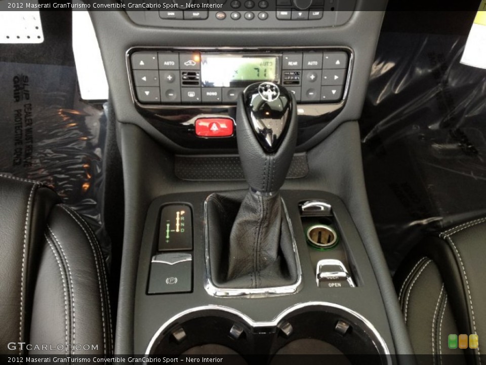 Nero Interior Transmission for the 2012 Maserati GranTurismo Convertible GranCabrio Sport #65833691