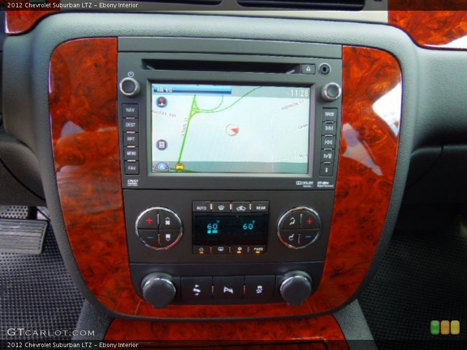 Ebony Interior Navigation for the 2012 Chevrolet Suburban LTZ #65834789