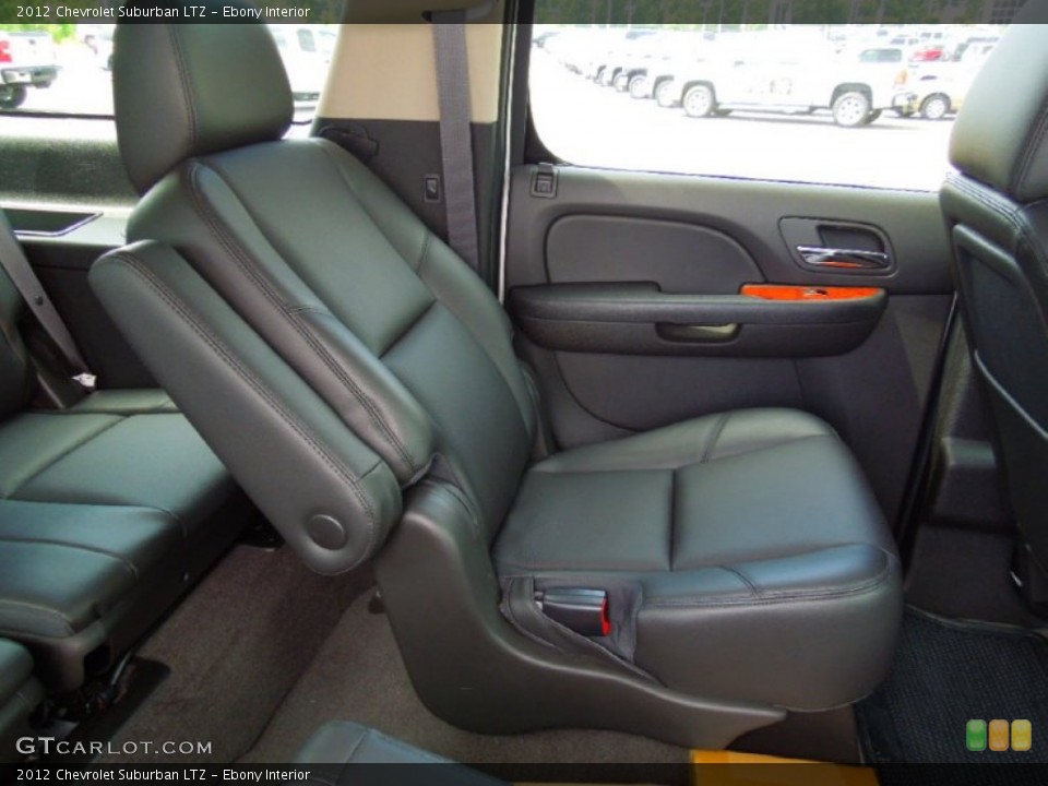 Ebony Interior Rear Seat for the 2012 Chevrolet Suburban LTZ #65834888