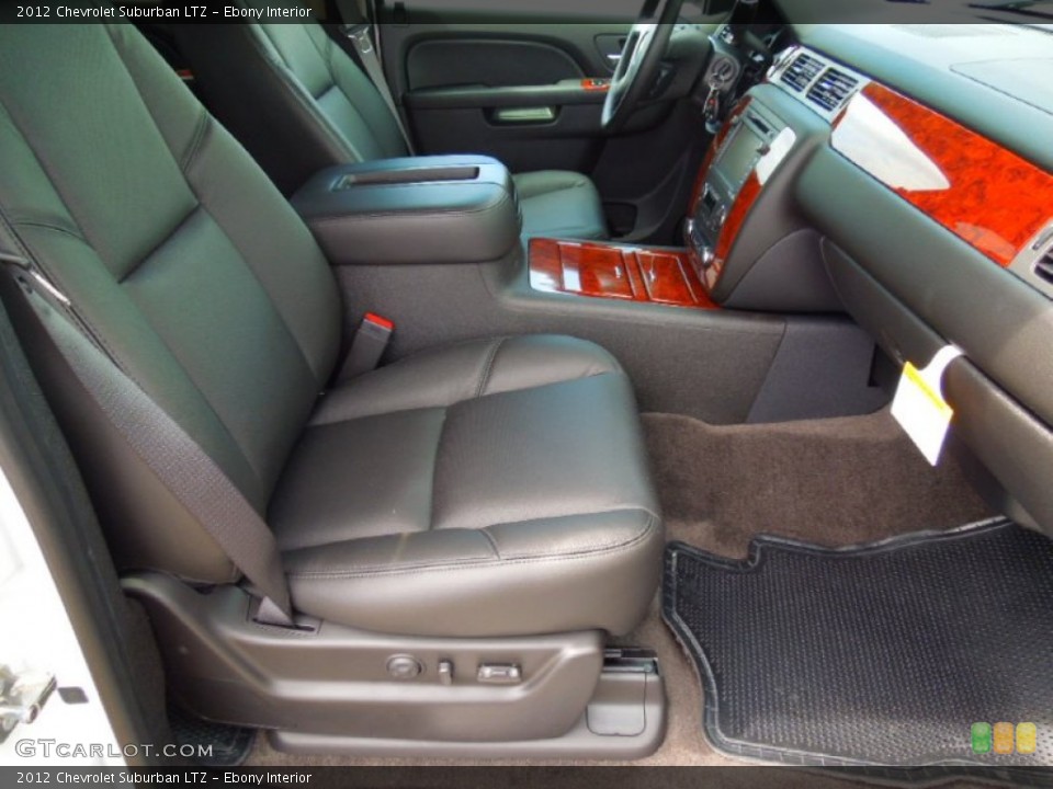 Ebony Interior Front Seat for the 2012 Chevrolet Suburban LTZ #65834897