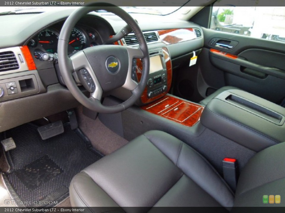 Ebony Interior Prime Interior for the 2012 Chevrolet Suburban LTZ #65834951