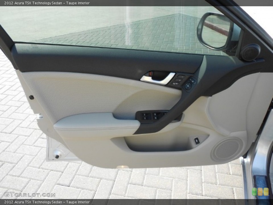 Taupe Interior Door Panel for the 2012 Acura TSX Technology Sedan #65834957