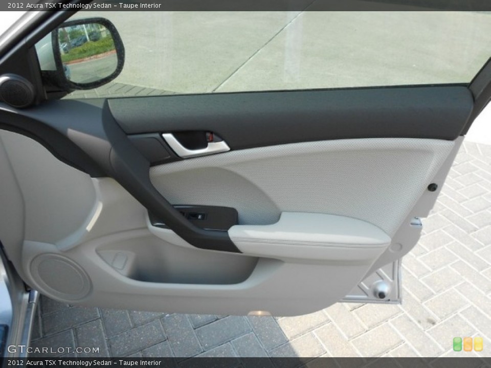 Taupe Interior Door Panel for the 2012 Acura TSX Technology Sedan #65834974