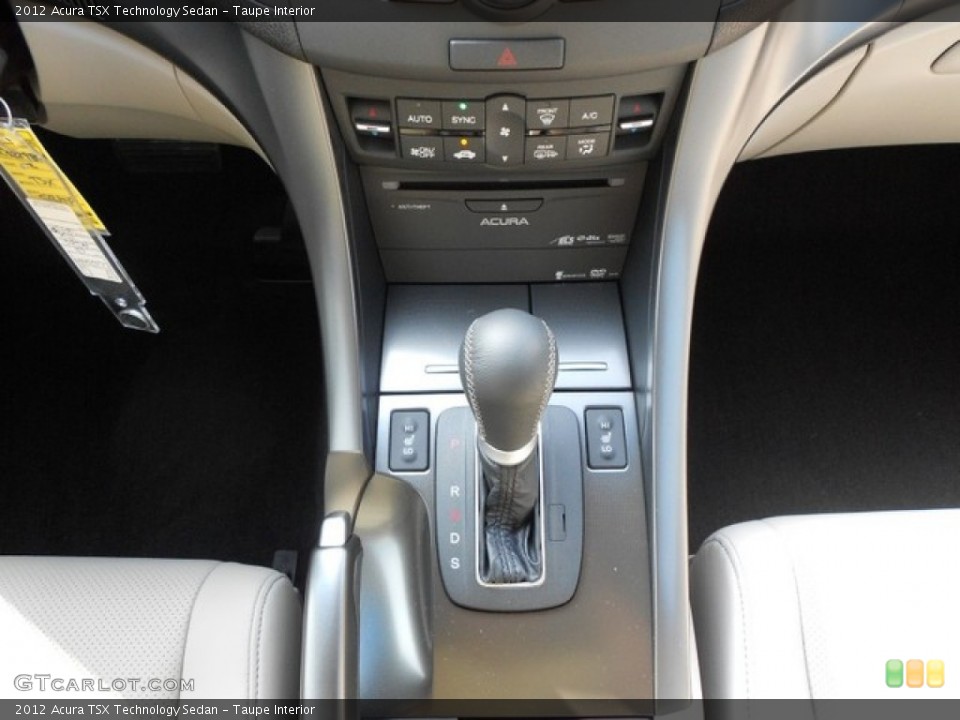 Taupe Interior Transmission for the 2012 Acura TSX Technology Sedan #65835023