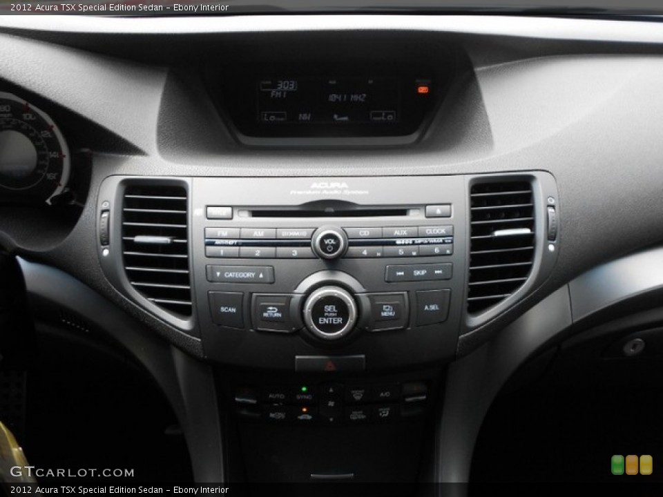 Ebony Interior Audio System for the 2012 Acura TSX Special Edition Sedan #65835902