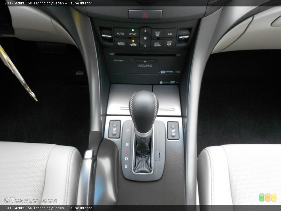Taupe Interior Transmission for the 2012 Acura TSX Technology Sedan #65836601