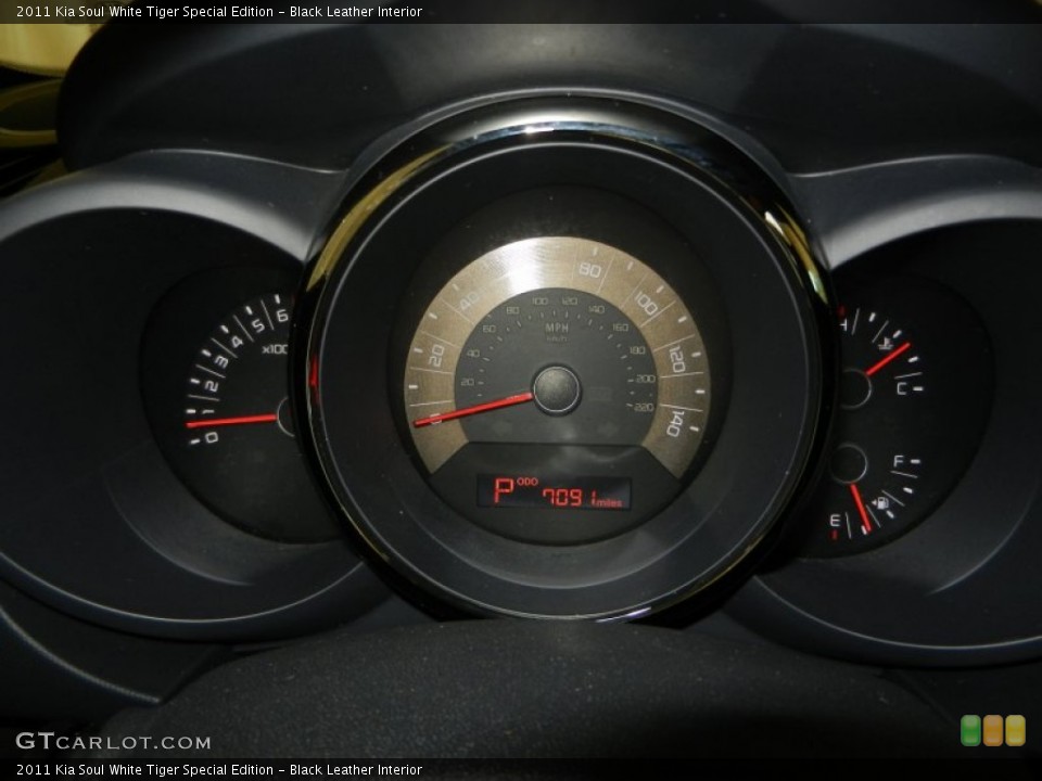 Black Leather Interior Gauges for the 2011 Kia Soul White Tiger Special Edition #65837210