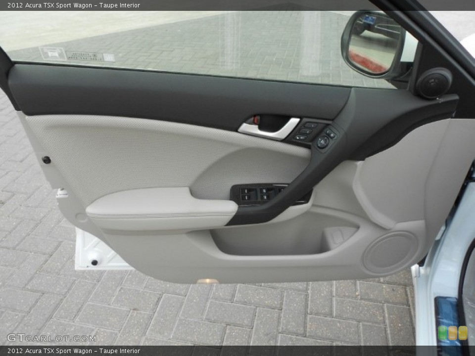 Taupe Interior Door Panel for the 2012 Acura TSX Sport Wagon #65837809