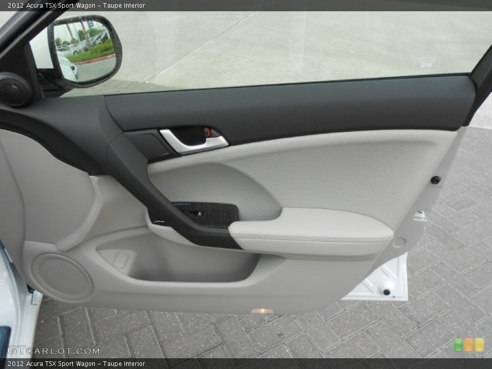 Taupe Interior Door Panel for the 2012 Acura TSX Sport Wagon #65838302
