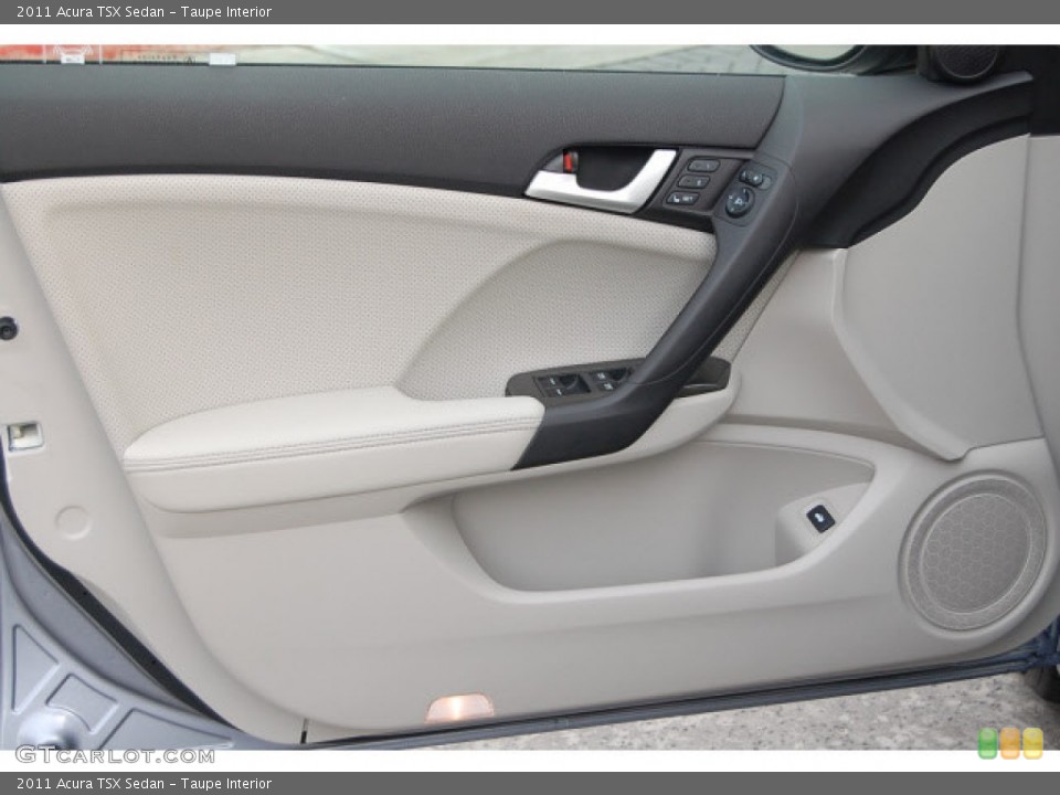 Taupe Interior Door Panel for the 2011 Acura TSX Sedan #65838377