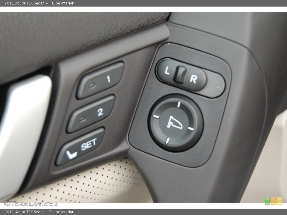 Taupe Interior Controls for the 2011 Acura TSX Sedan #65838386