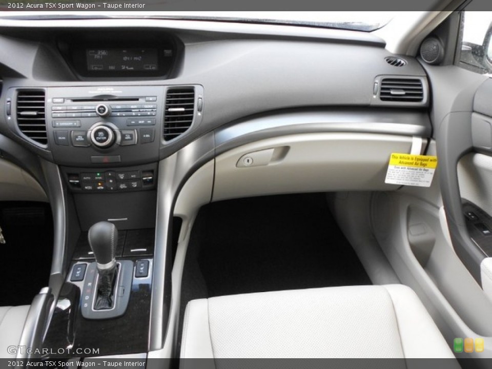 Taupe Interior Dashboard for the 2012 Acura TSX Sport Wagon #65838848