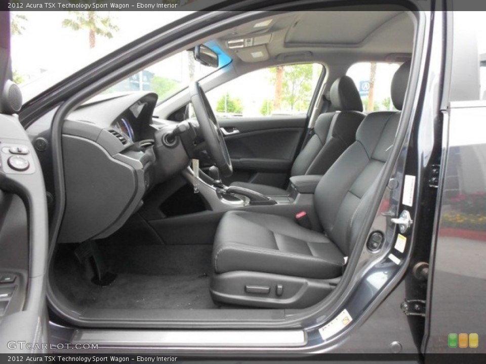 Ebony Interior Photo for the 2012 Acura TSX Technology Sport Wagon #65846780