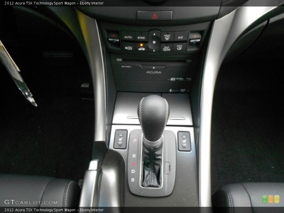 Ebony Interior Transmission for the 2012 Acura TSX Technology Sport Wagon #65846846