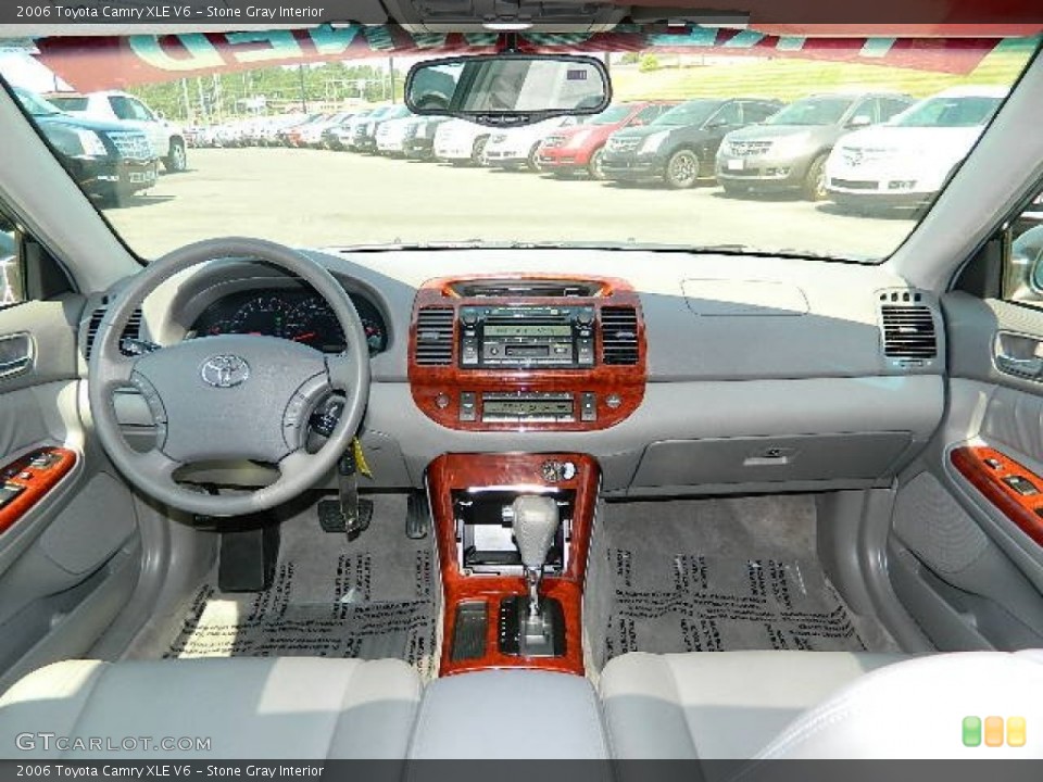 Stone Gray Interior Dashboard for the 2006 Toyota Camry XLE V6 #65850186