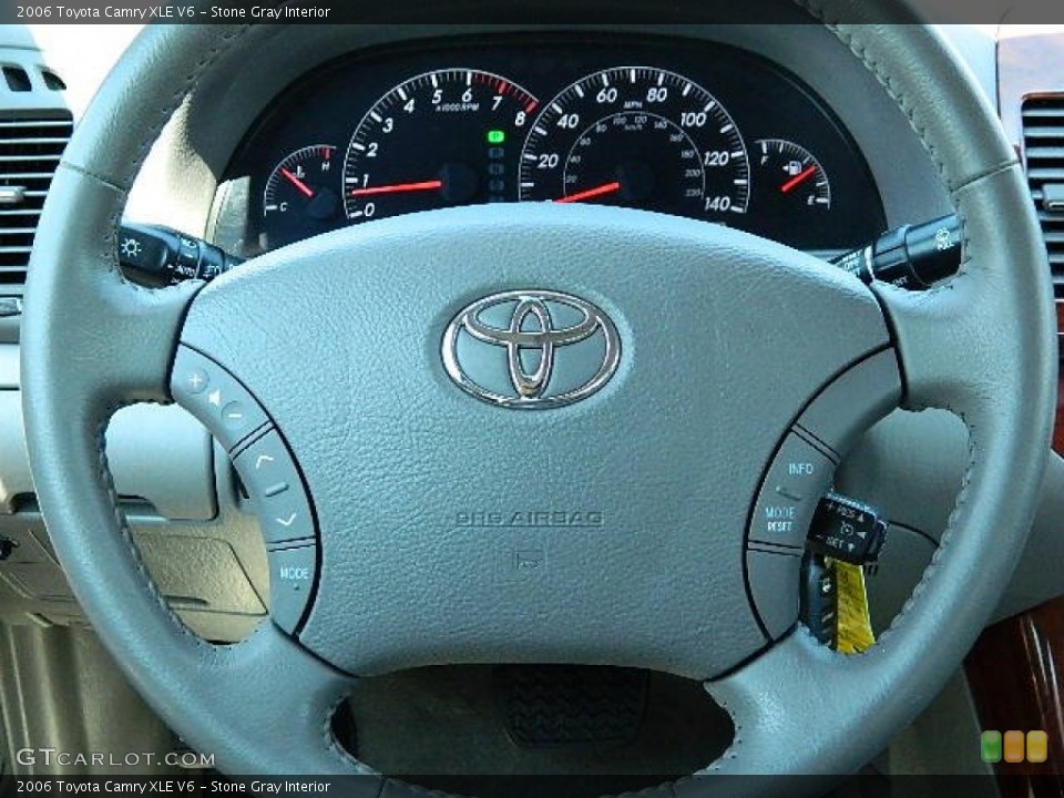 Stone Gray Interior Steering Wheel for the 2006 Toyota Camry XLE V6 #65850198