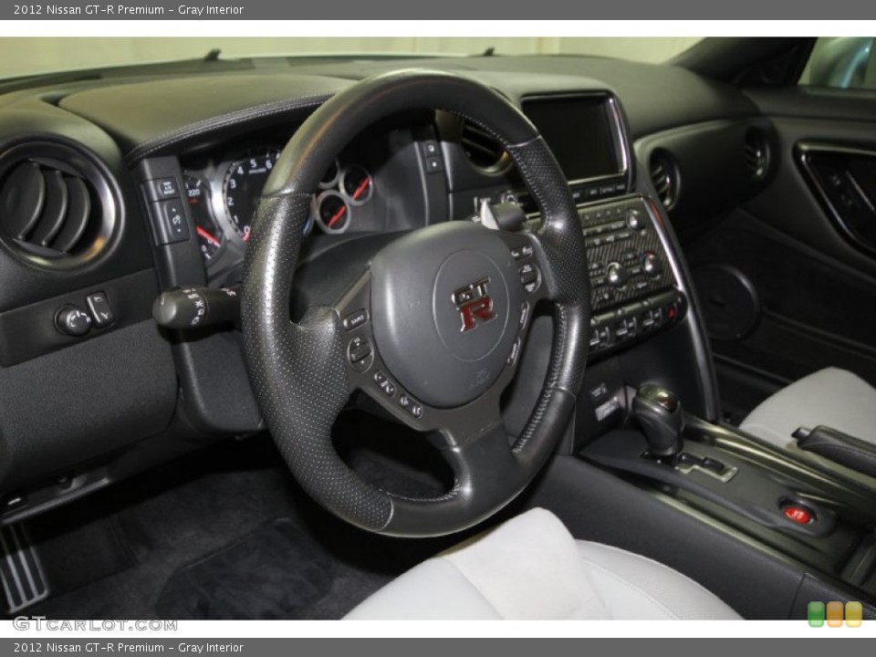 Gray Interior Dashboard for the 2012 Nissan GT-R Premium #65852061